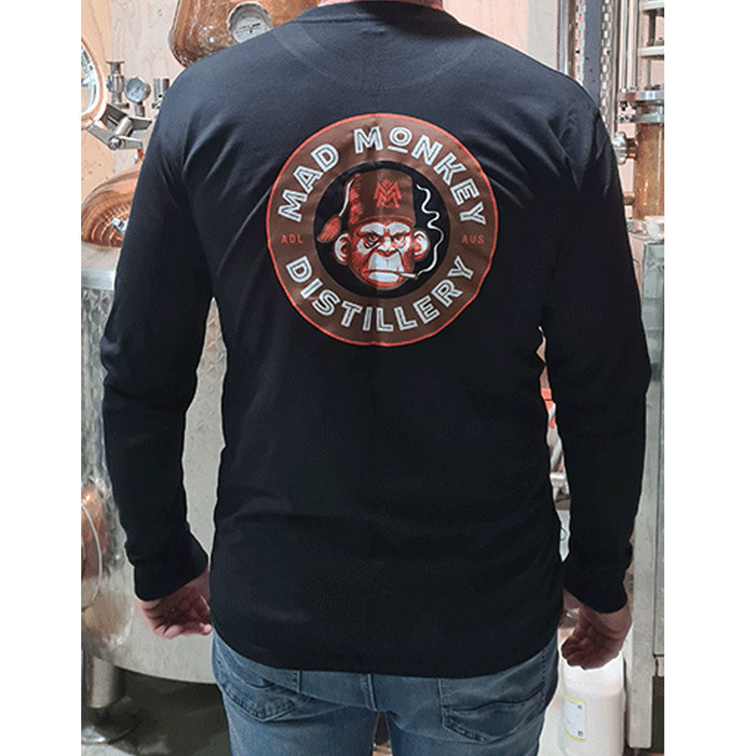 Mad Monkey Long sleeve Tshirt- Unisex