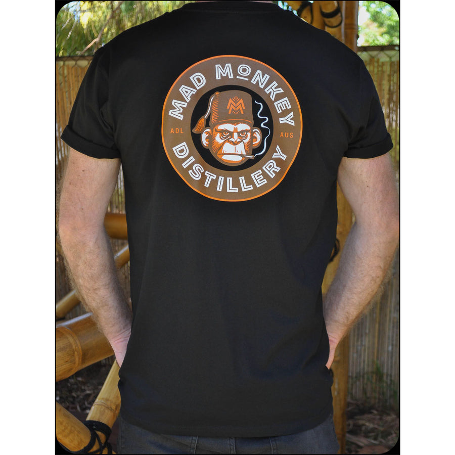 Mad Monkey Black Tshirt - Unisex