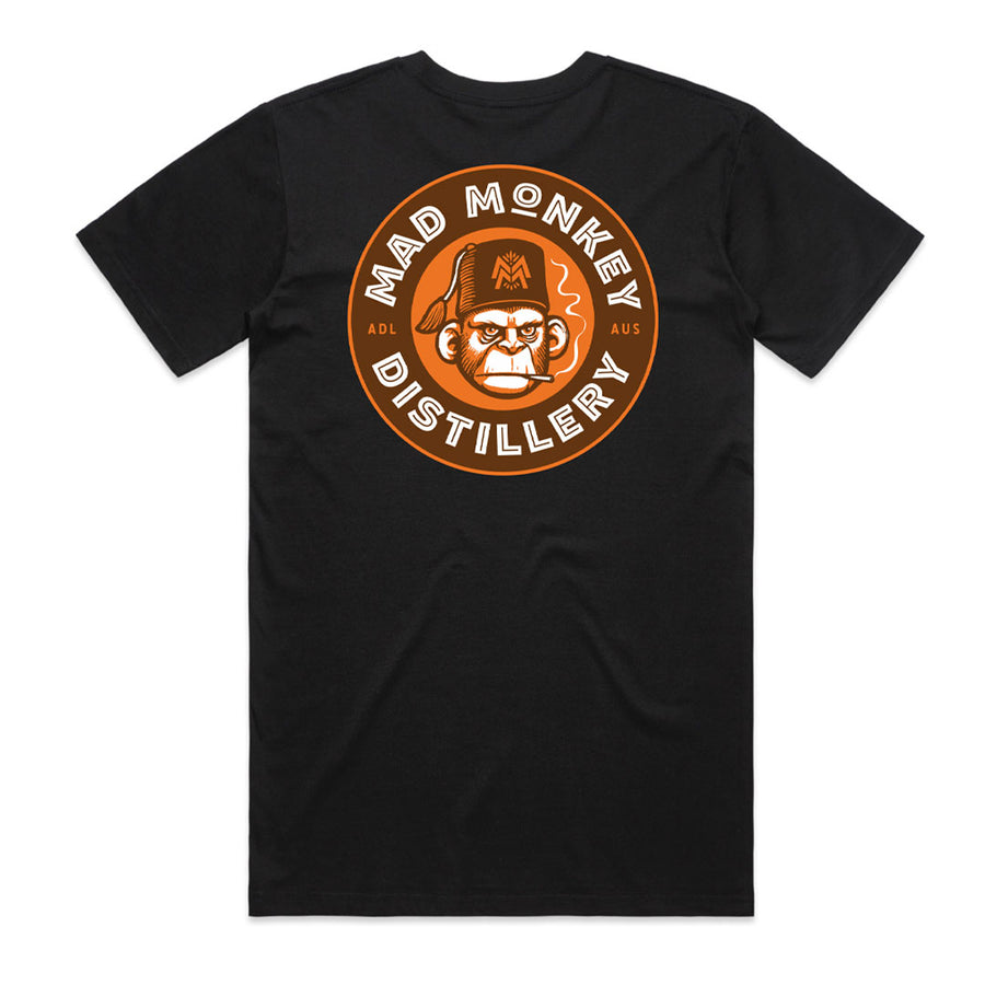 Mad Monkey Black Tshirt - Unisex