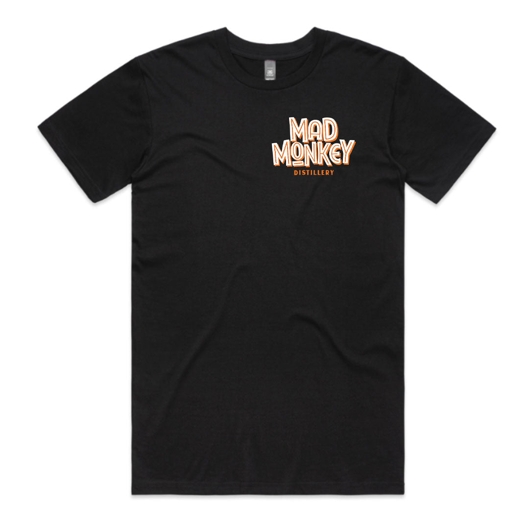 Mad Monkey Black Tshirt - Unisex – Mad Monkey Distillery